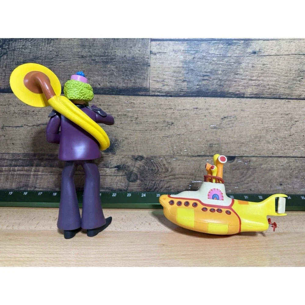 McFarlane The Beatles Yellow Submarine Figure With Submarine And Working